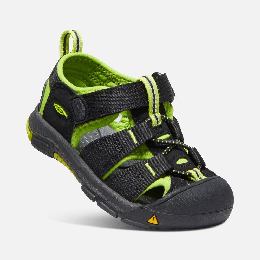 Sandales Keen Enfant Noir/Vert | Newport H2 | ZXQSL-2834